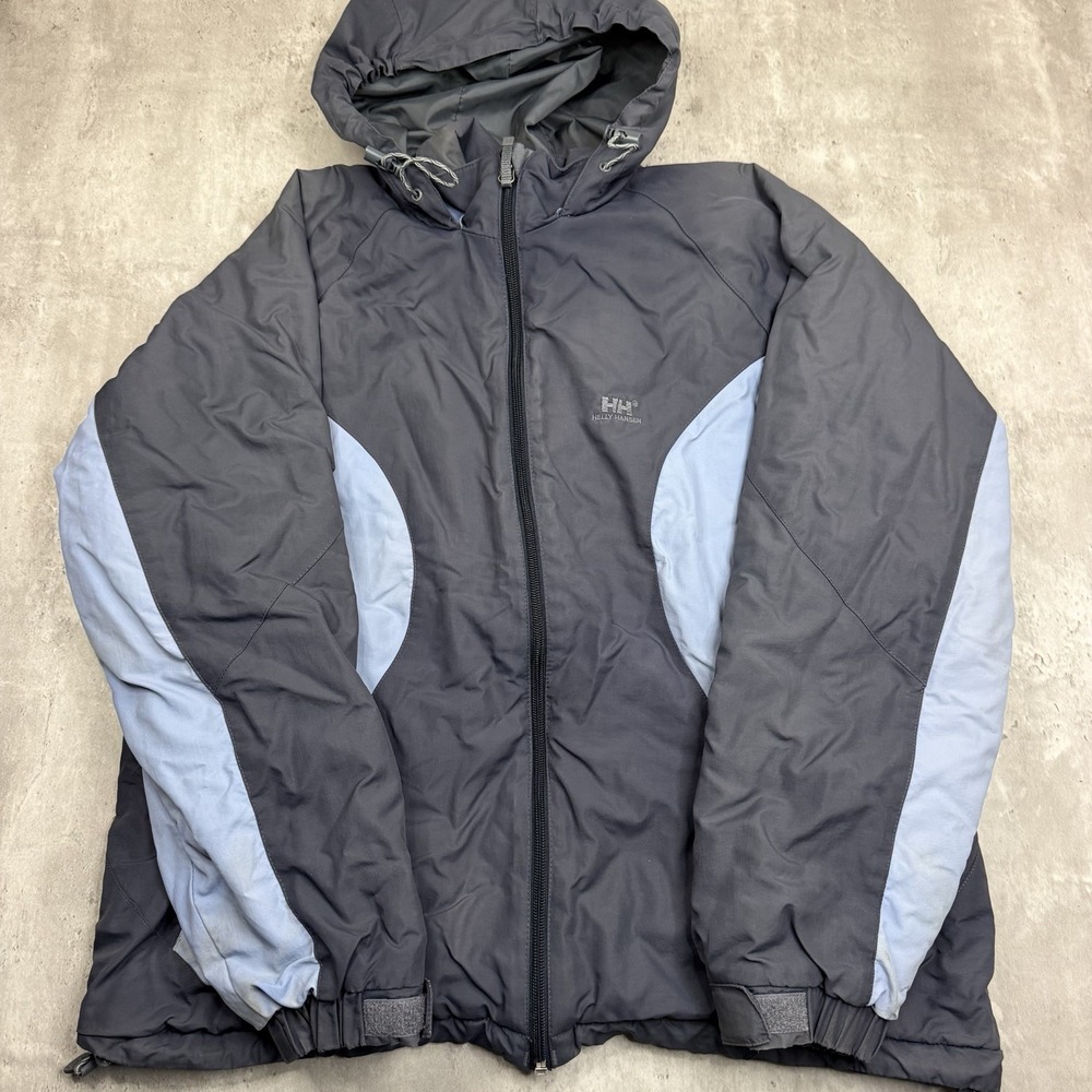 Helly Hansen Jacket Helly Tech Protection Waterproof Hooded Mens L Blue Black